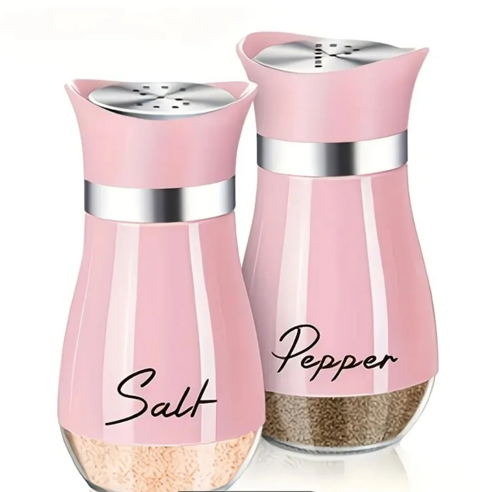 Pink Salt & Pepper Shaker Set